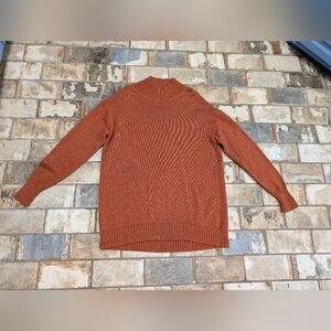 Old Navy Orange Crewneck Sweater - Women’s Large - Soft Knit Pullover